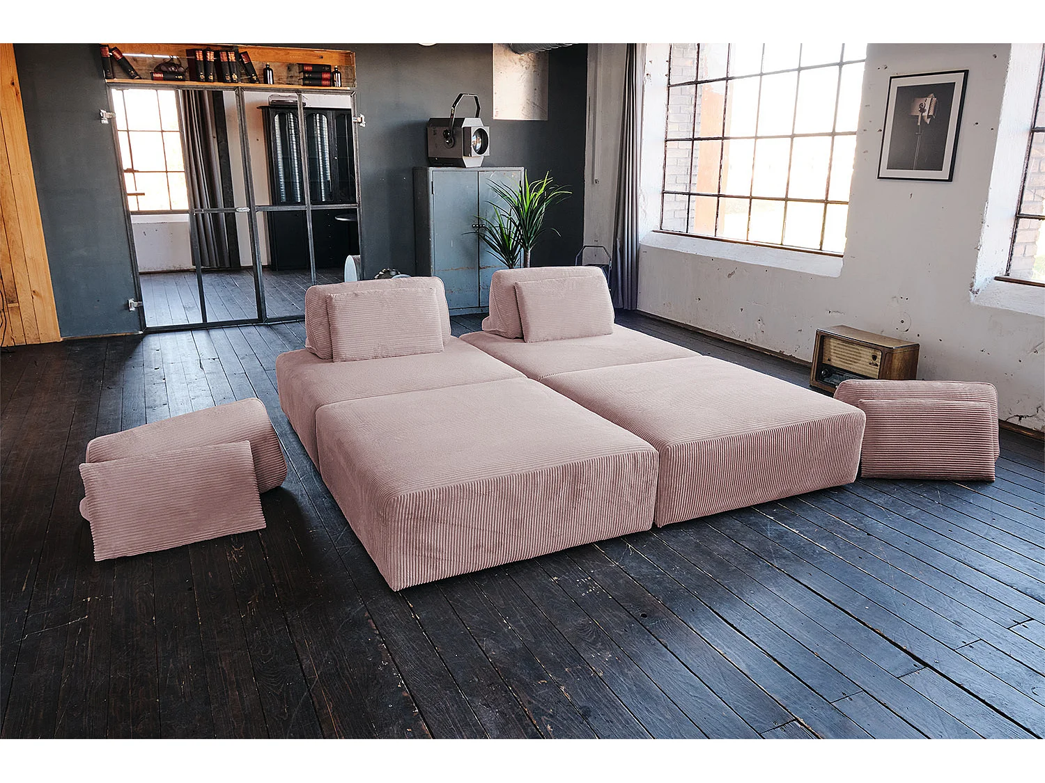 Modulaire - Roze Koord - WIOLO SOFT