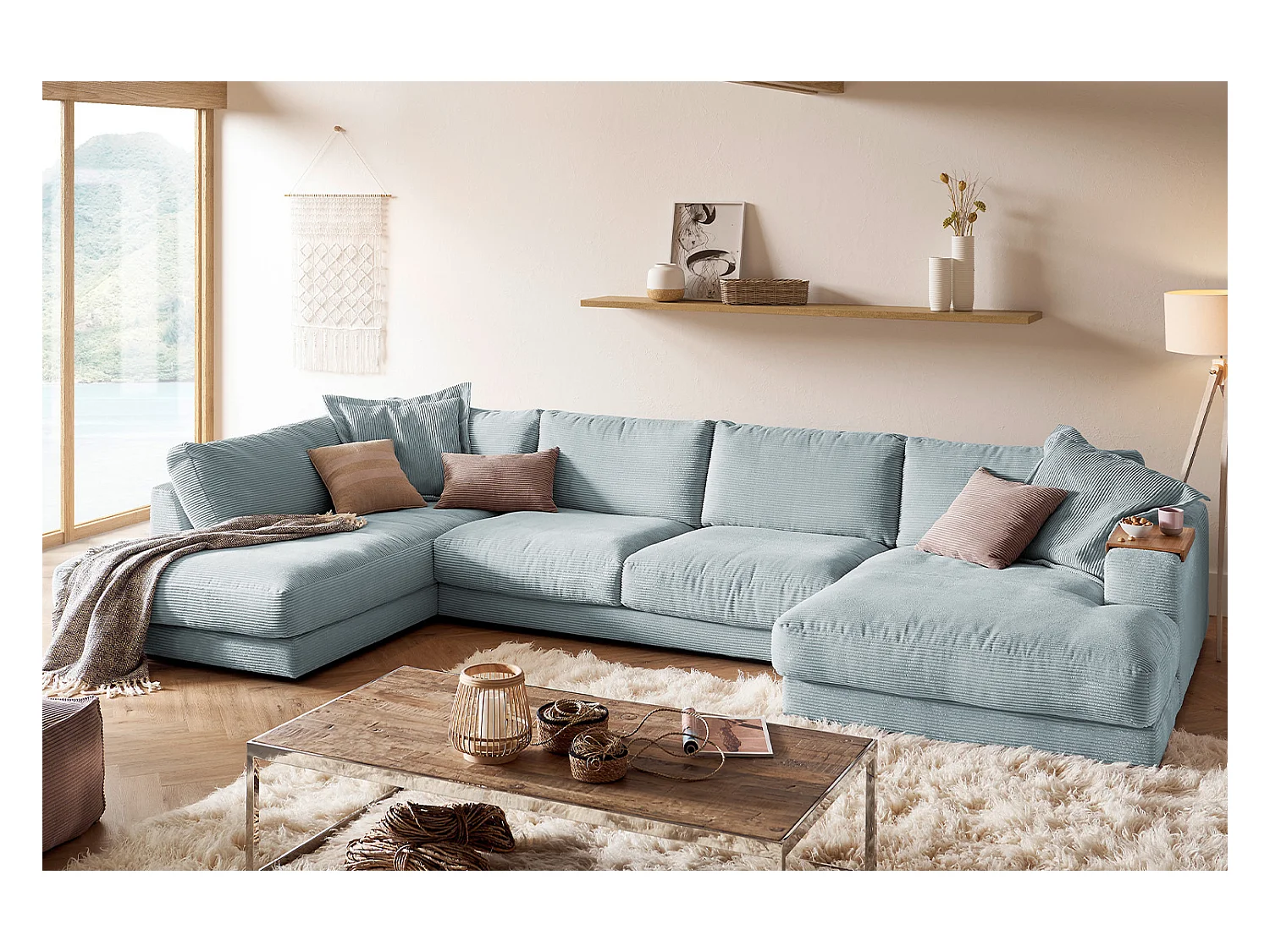 Levend - Lichtblauw Koord - MADELINE