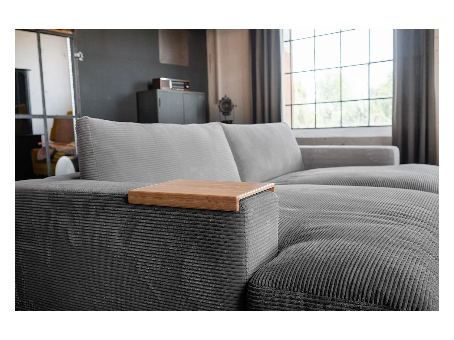 Big - Grau Cord - MADELINE