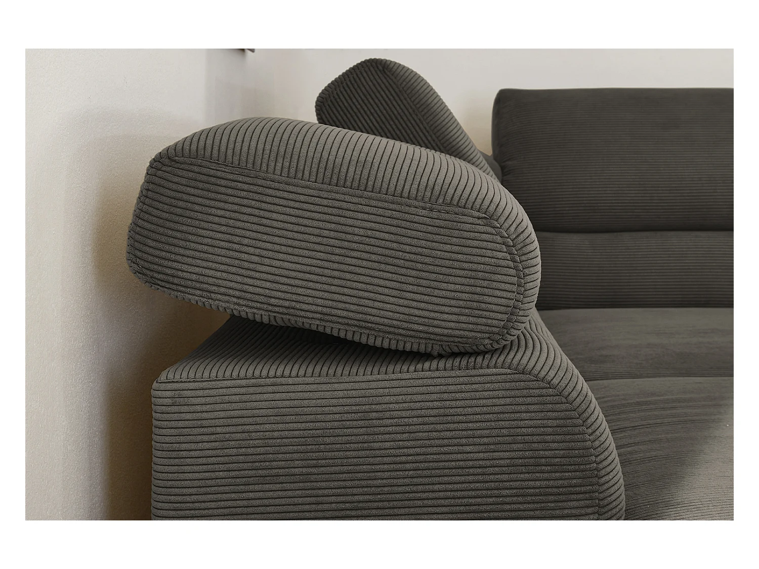 Divano - antracite Velluto a coste - DELIA