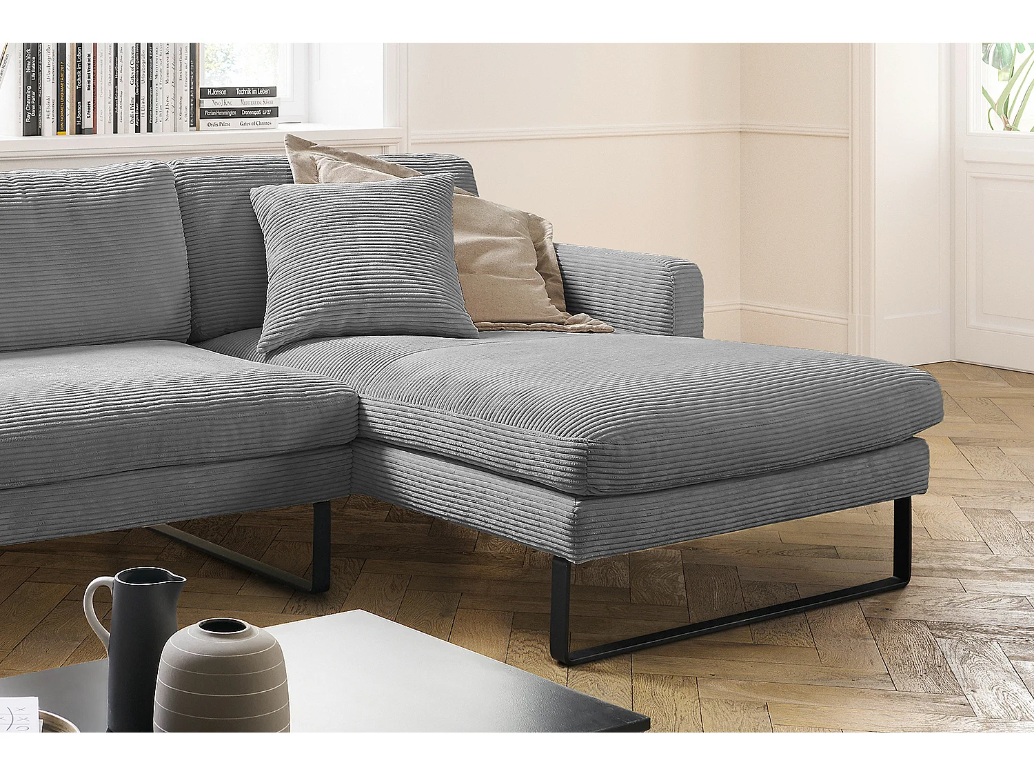 Sofá - Gris Pana - RICARDA