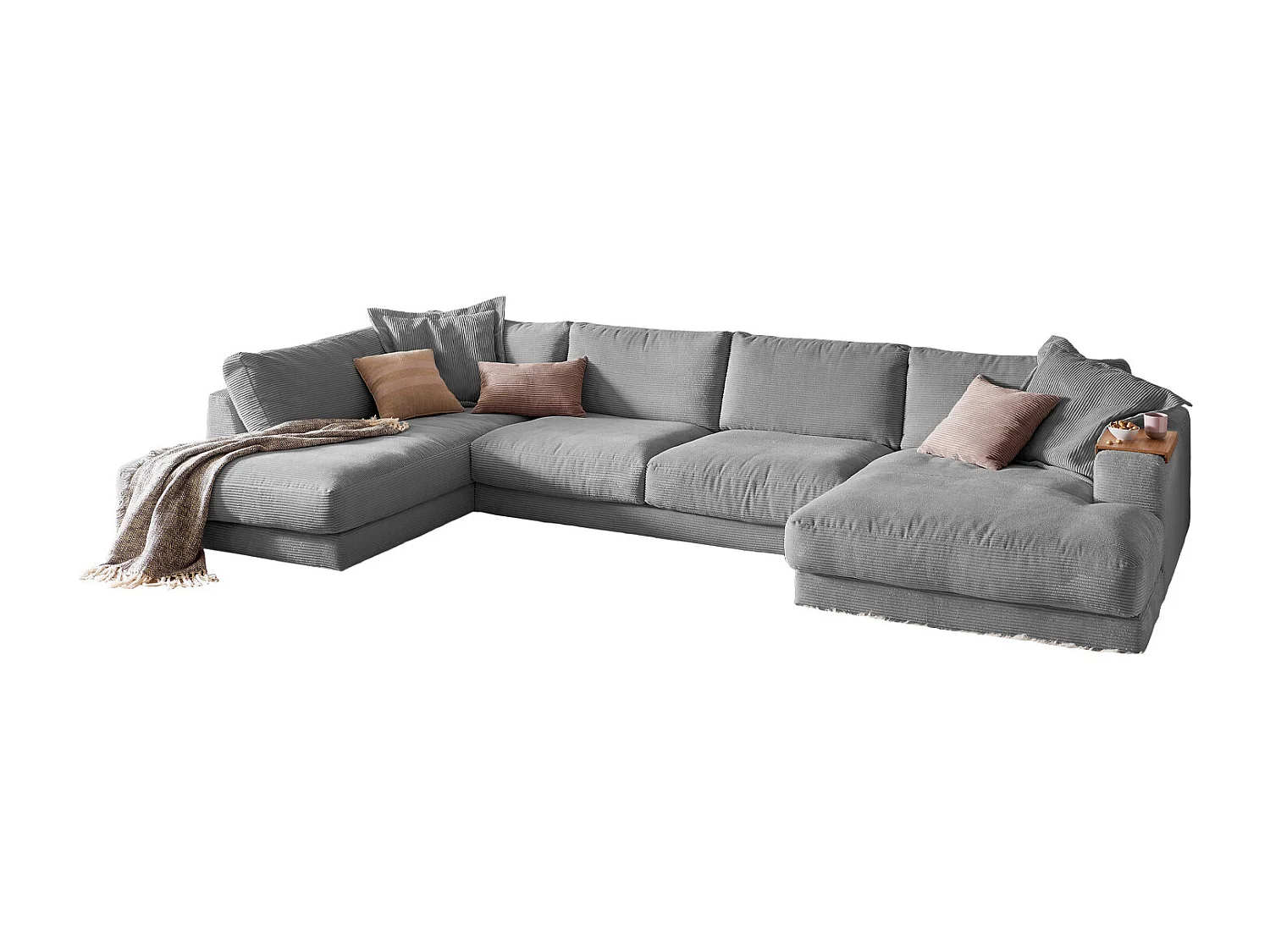 Divano - Grigio Velluto a coste - MADELINE