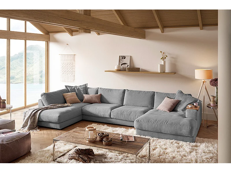 Sofá - Gris Pana - MADELINE
