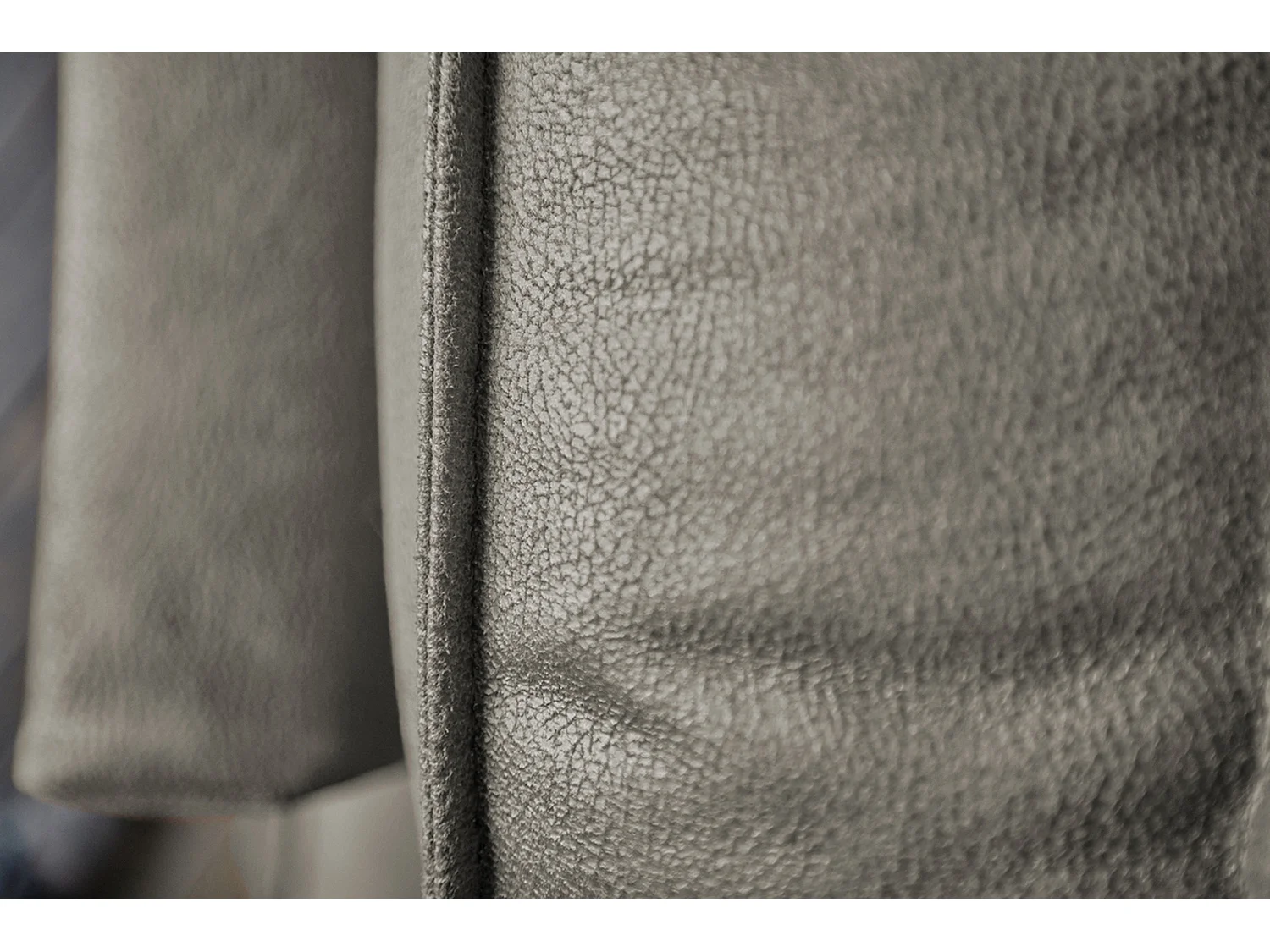 Hoekbank - Antraciet Imitatieleer - VILNIUS