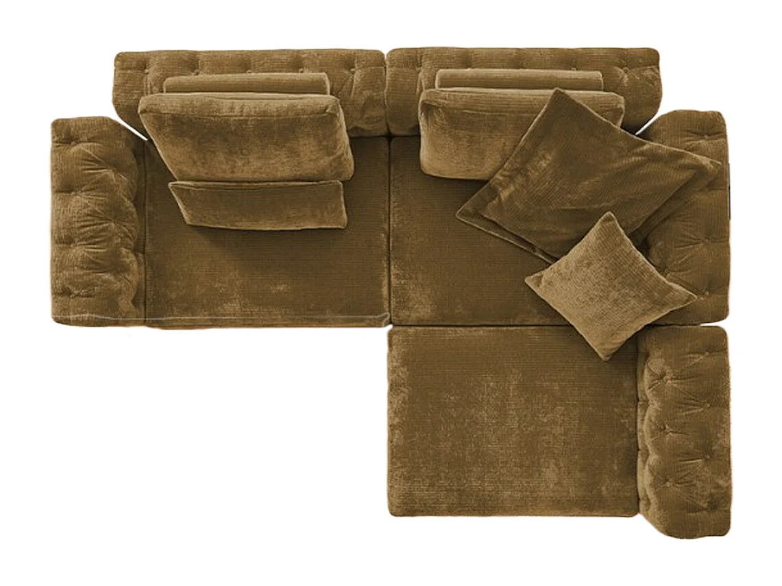 Divano - marrone Velluto a coste - SEPHI