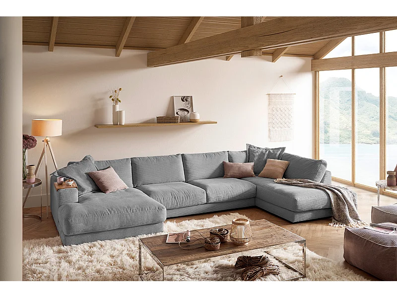 Sofá - Gris Pana - MADELINE