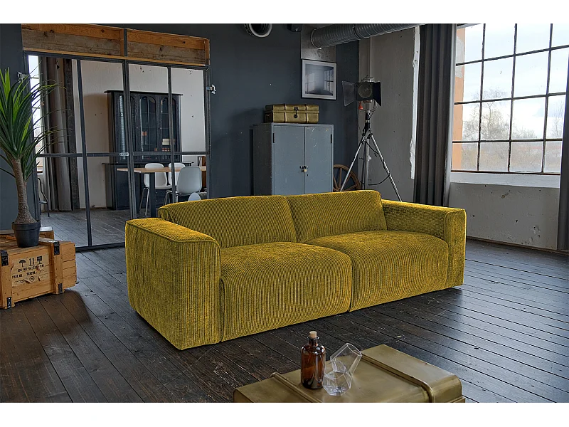 Sofa - Gelb Cord - NELE