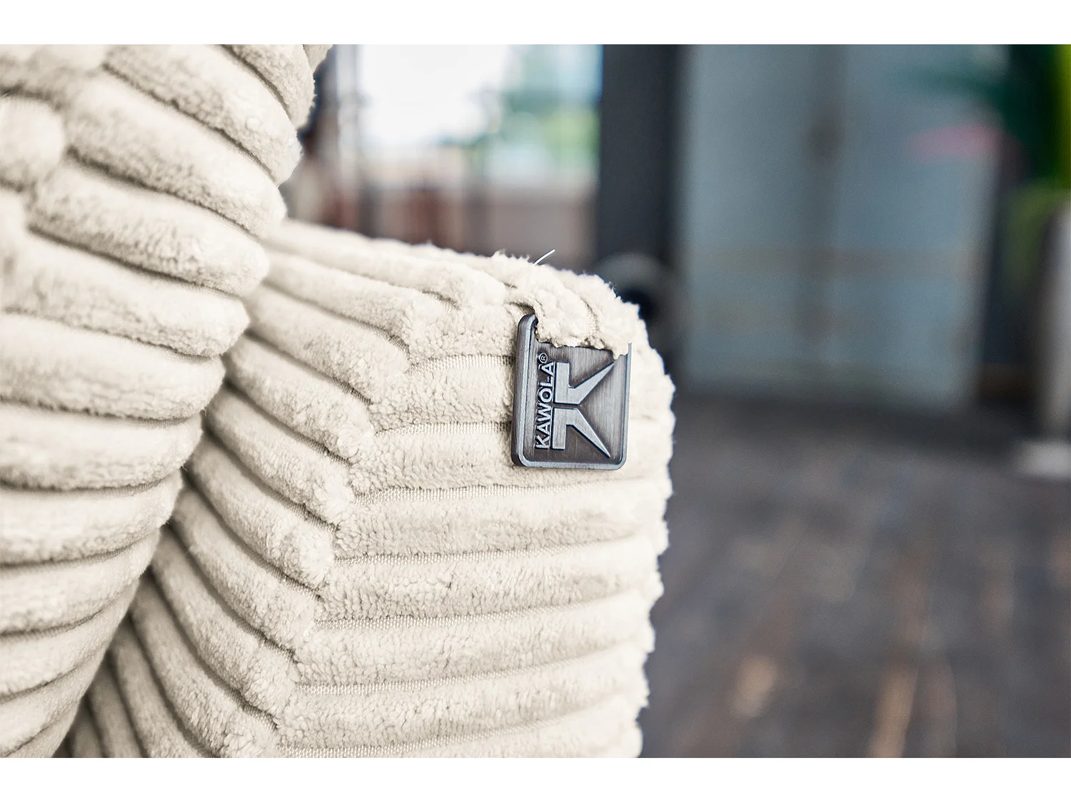 Canapé - blanc crème Velours côtelé - CINE