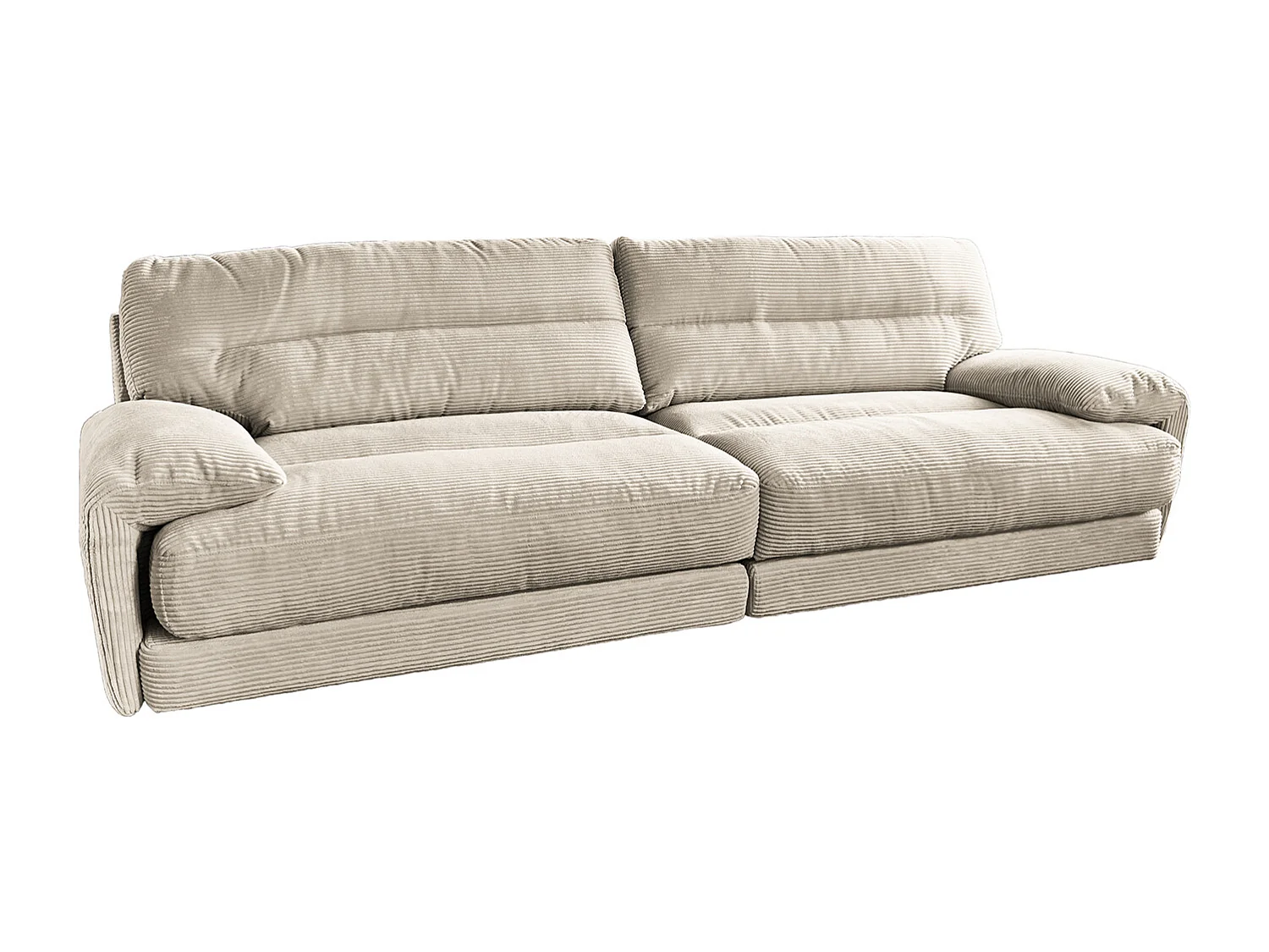 Sofa - Cremeweiß Cord - CINE