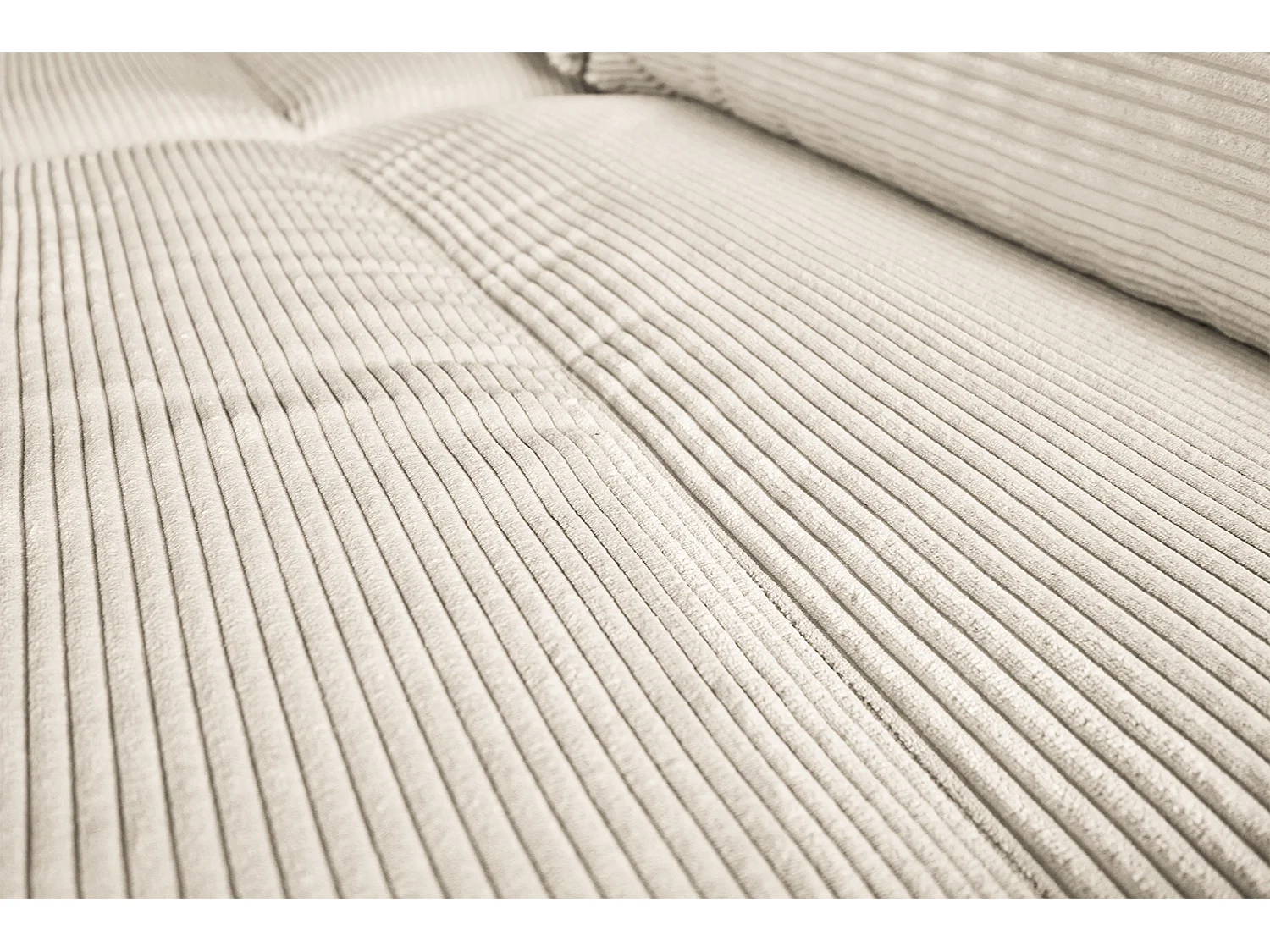 Sofa - Cremeweiß Cord - CINE