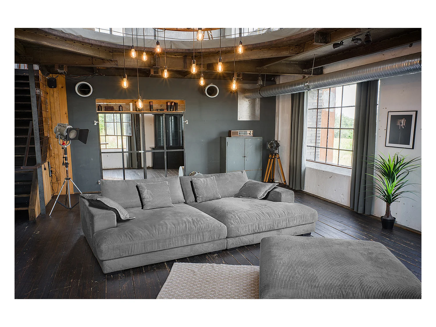 Big - Grau Cord - MADELINE