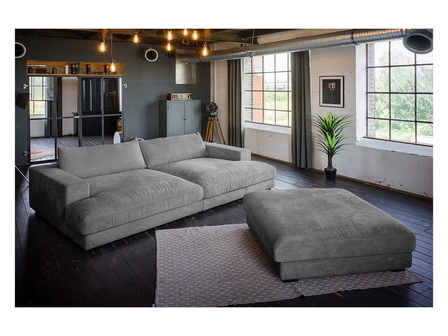 Big - Grau Cord - MADELINE