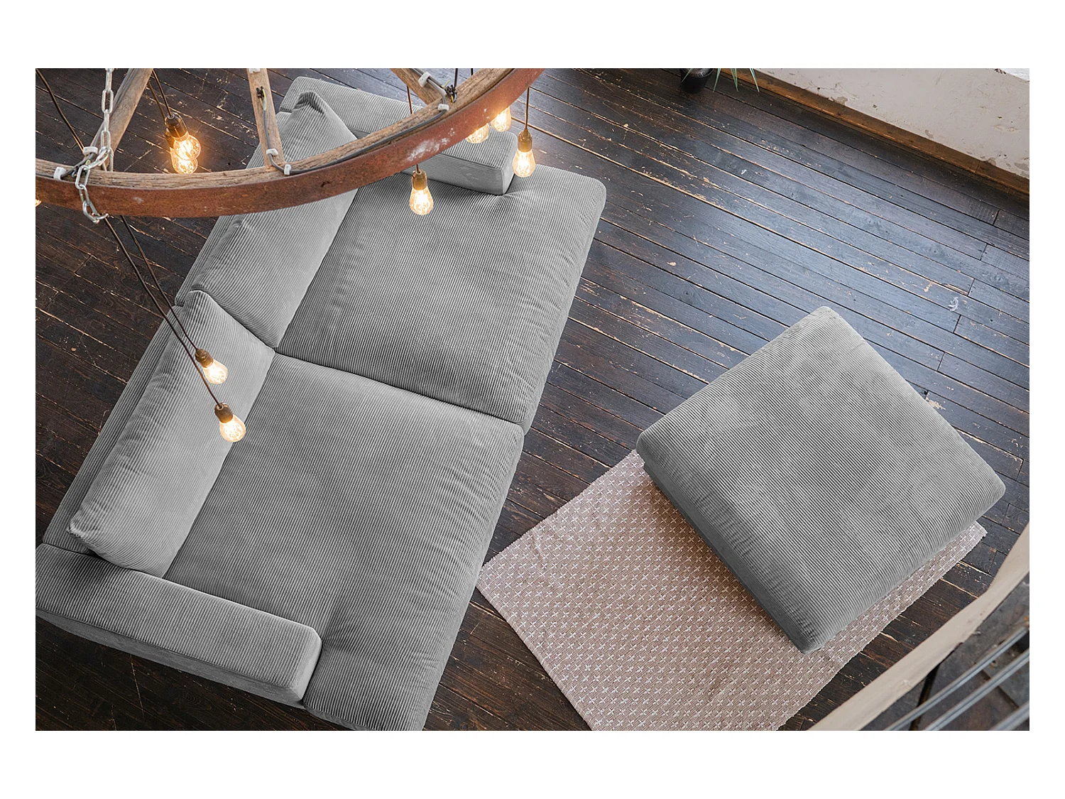 Big - Grau Cord - MADELINE