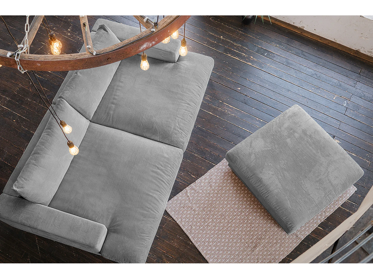 Big - Grau Cord - MADELINE