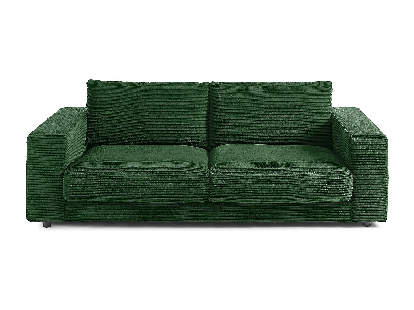 Sofa - Smaragdgrün Cord - MADELINE