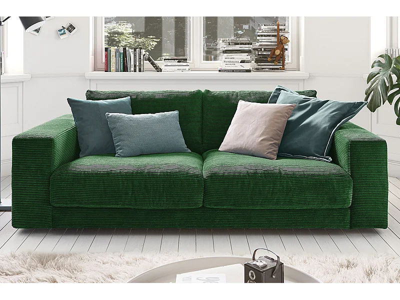 2-zitsbank - Smaragdgroen Koord - MADELINE