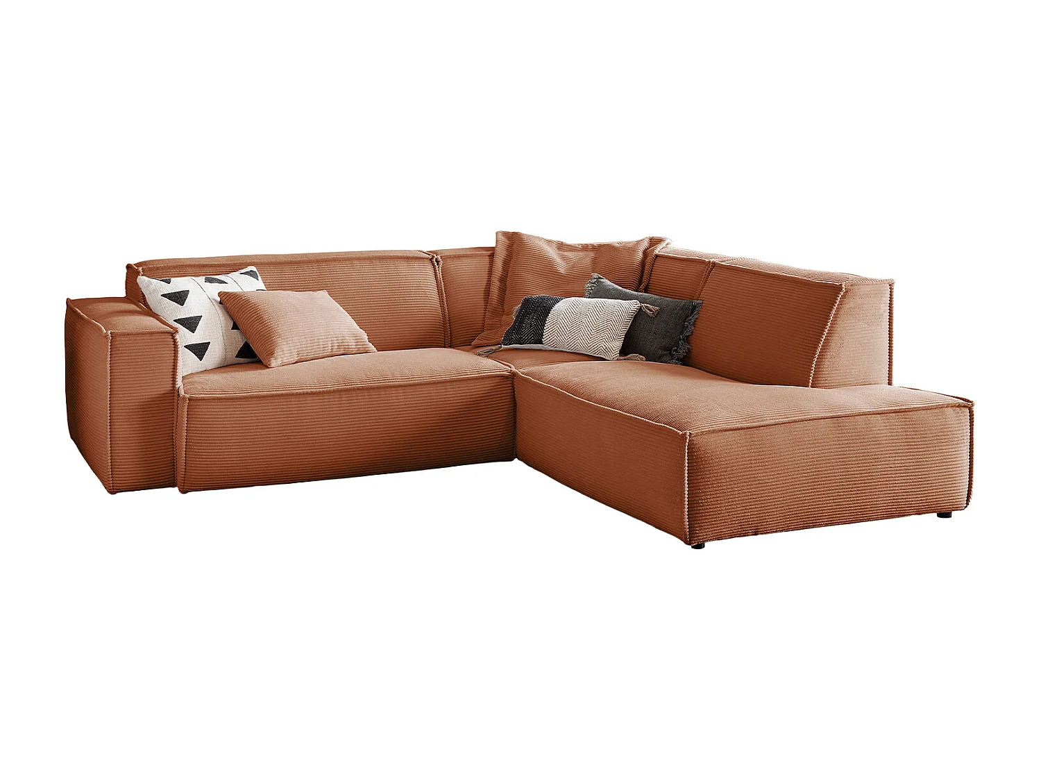 Hoekbank - Bruin Koord - SAMU