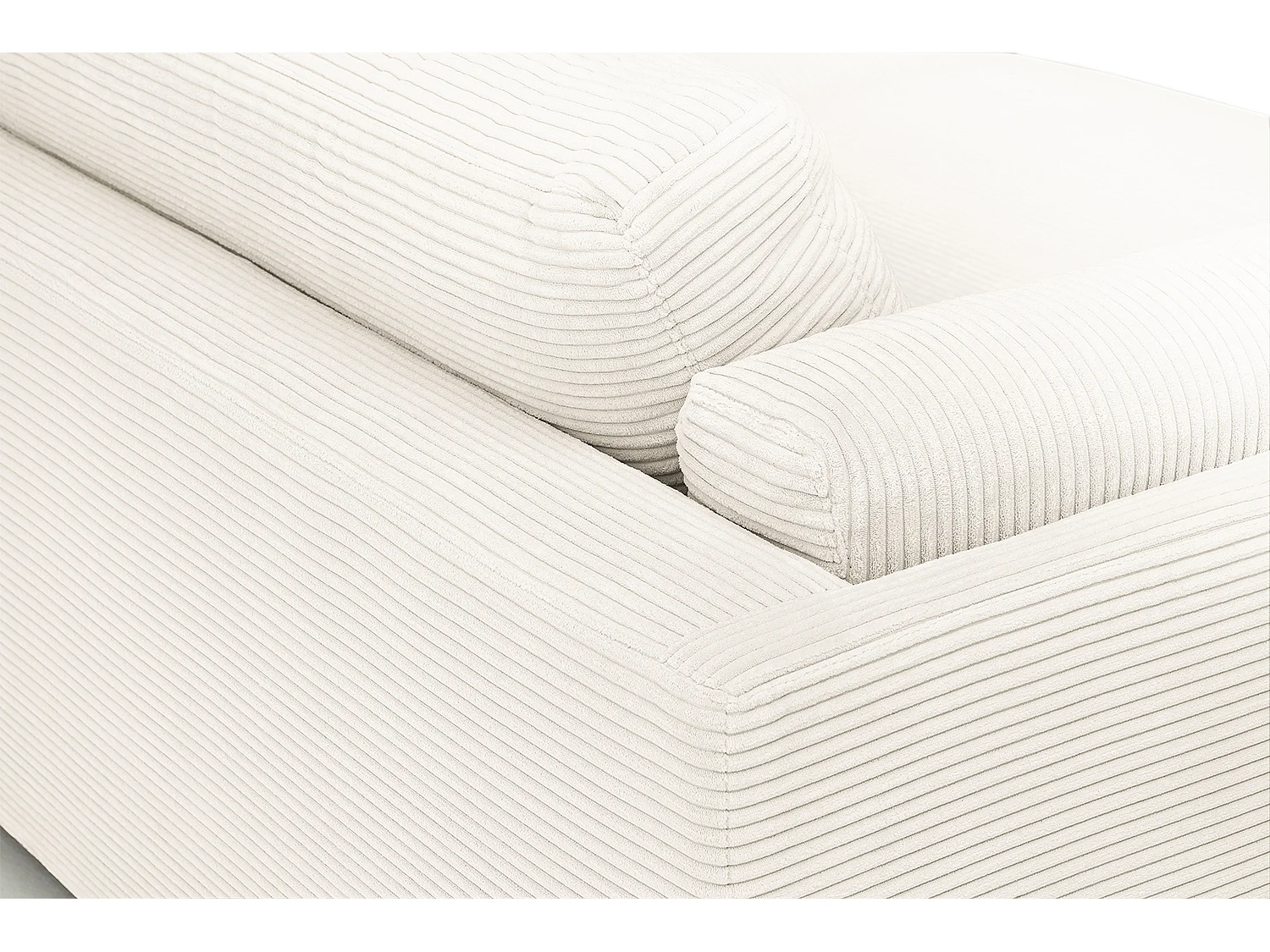 Big - blanc crème Velours côtelé - RAINA