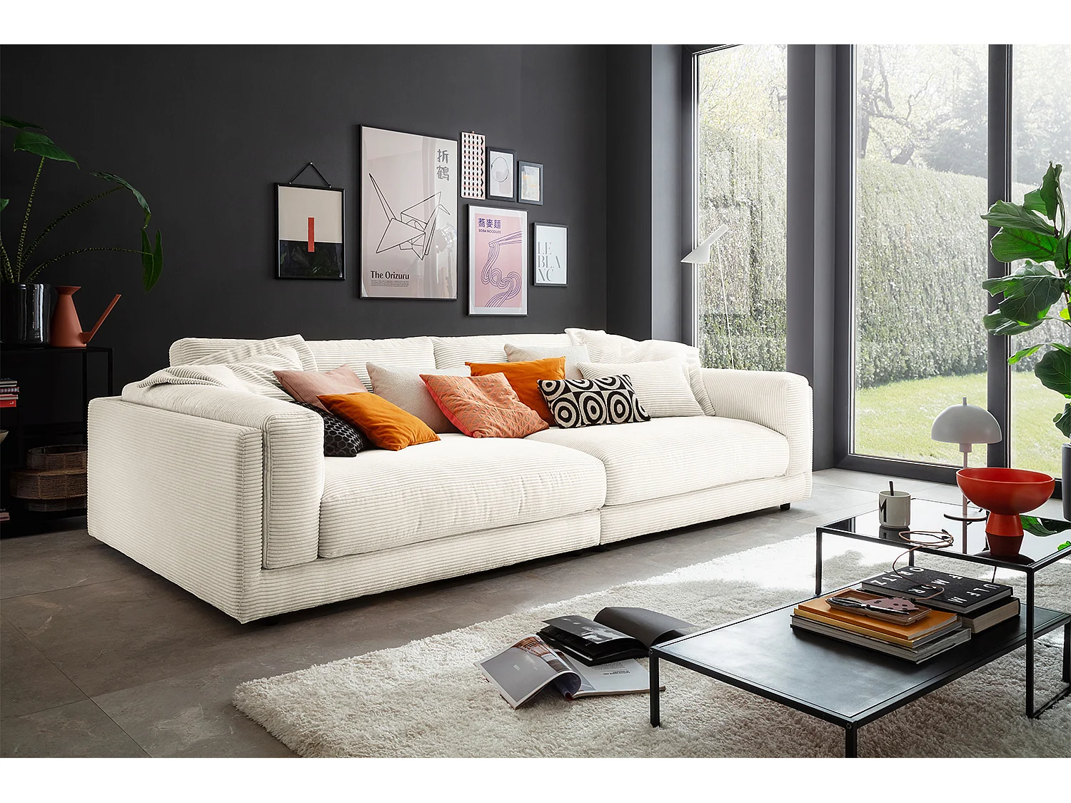 Big - Cremeweiß Cord - RAINA