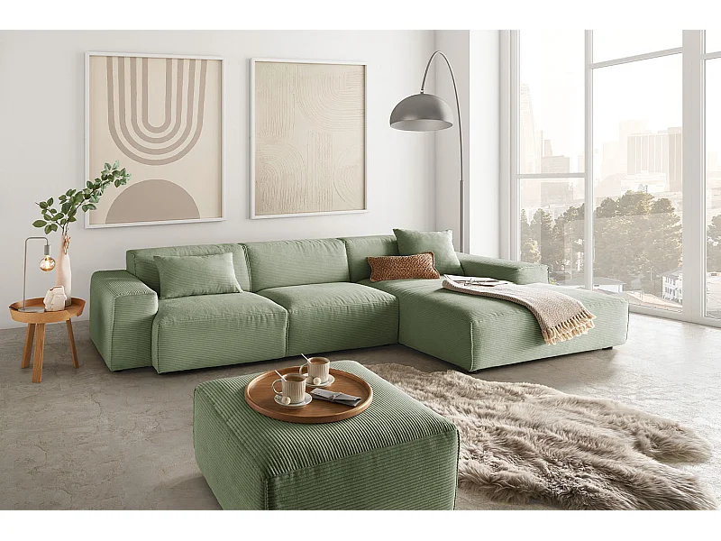 Divano - verde Velluto a coste - RANI