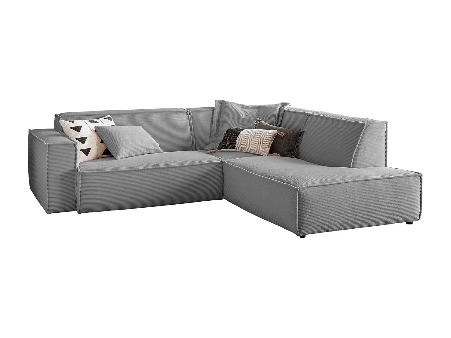 Hoekbank - Grijs Koord - SAMU