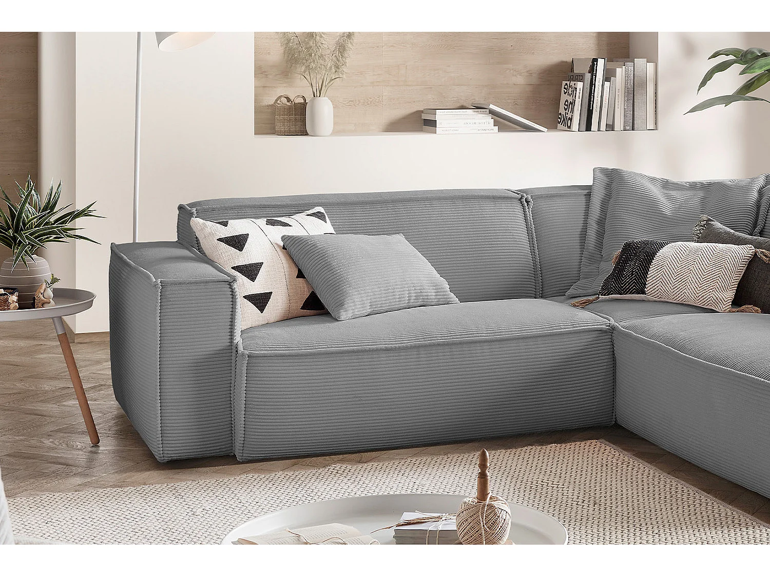 Hoekbank - Grijs Koord - SAMU