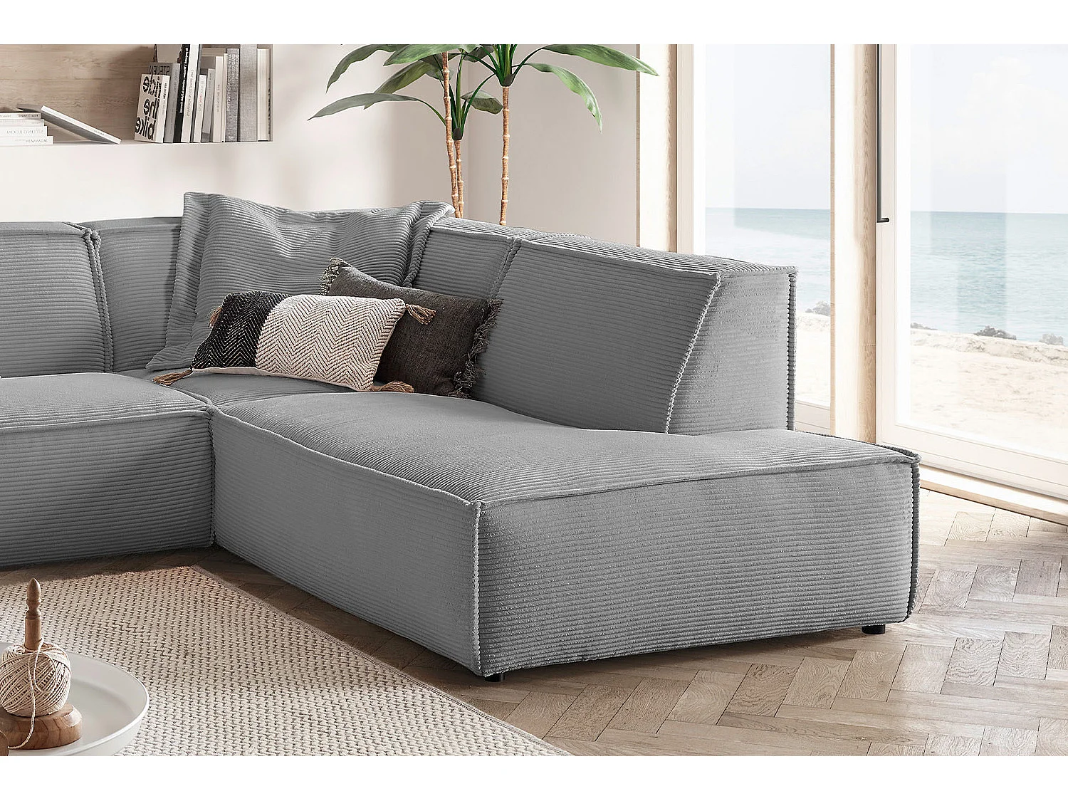 Sofá - Gris Pana - SAMU