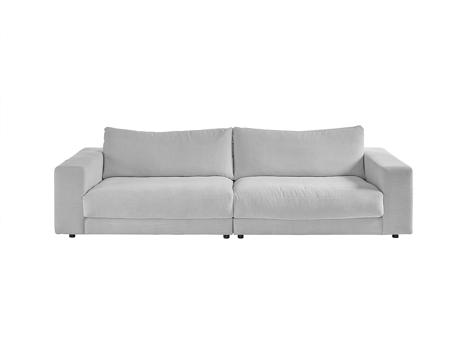Sofa - Hellgrau Cord - MADELINE
