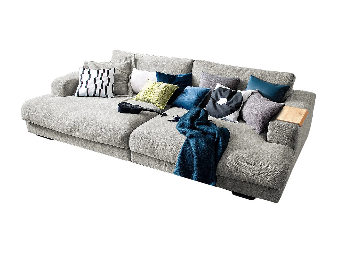 Grote - Zilver Geweven stof - MADELINE