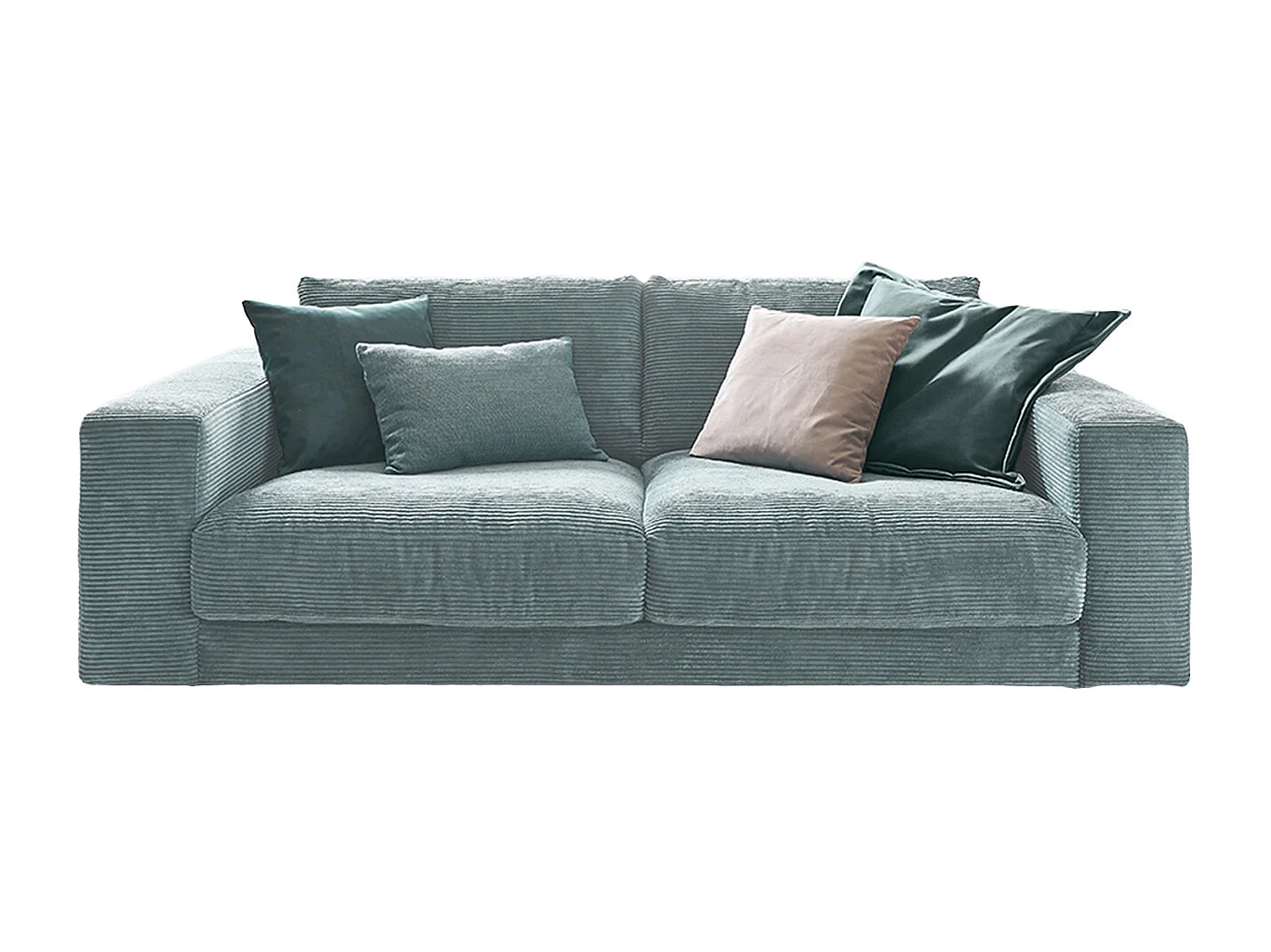 Sofa - Hellblau Cord - MADELINE