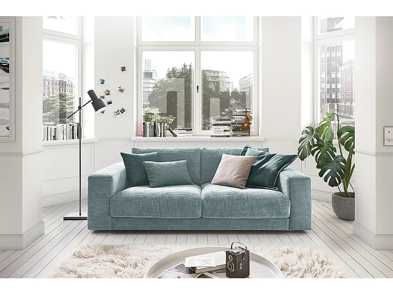 Sofa - Hellblau Cord - MADELINE