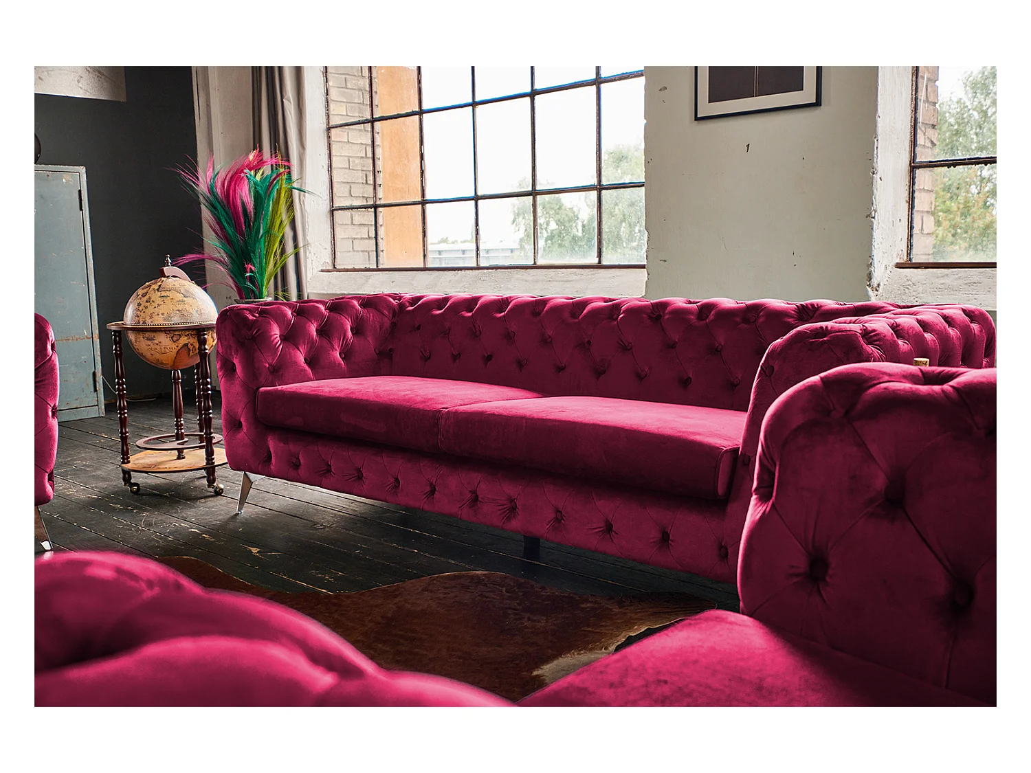 Bank - Roze Fluweel - NARLA