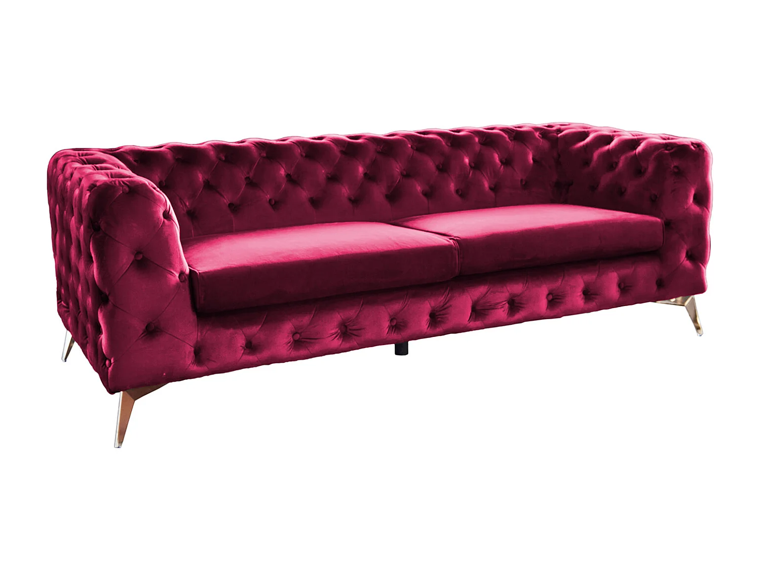 Sofa - Pink Velvet - NARLA