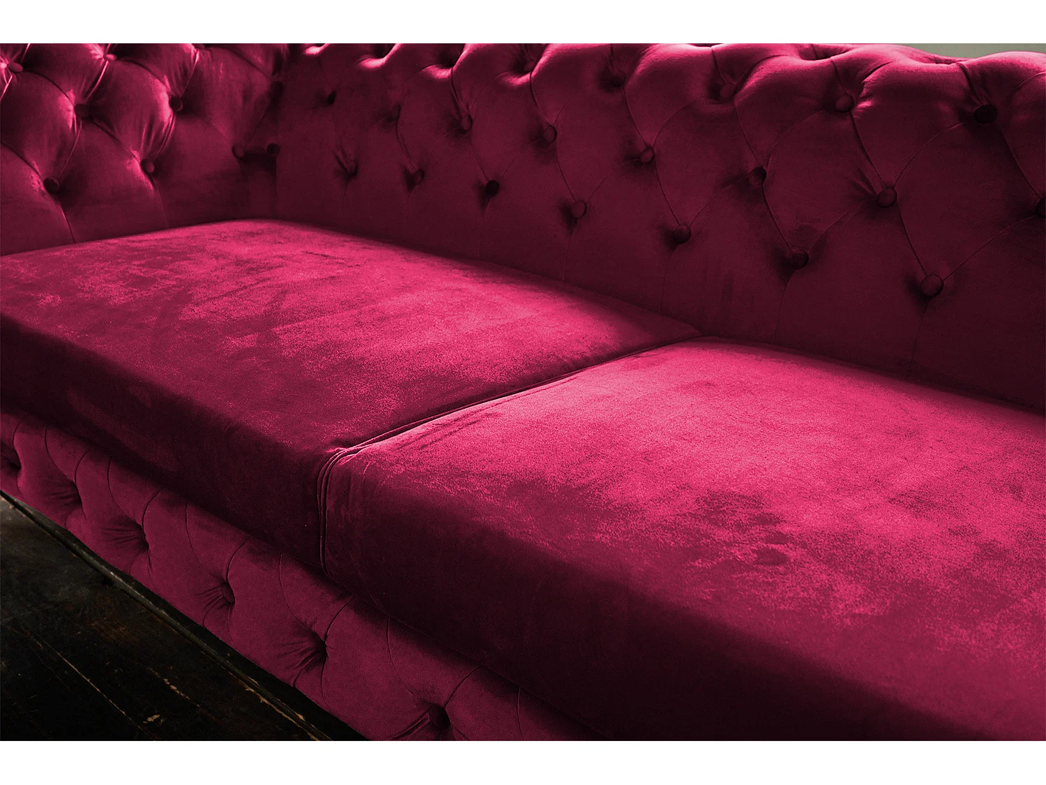 Sofa - Pink Velvet - NARLA