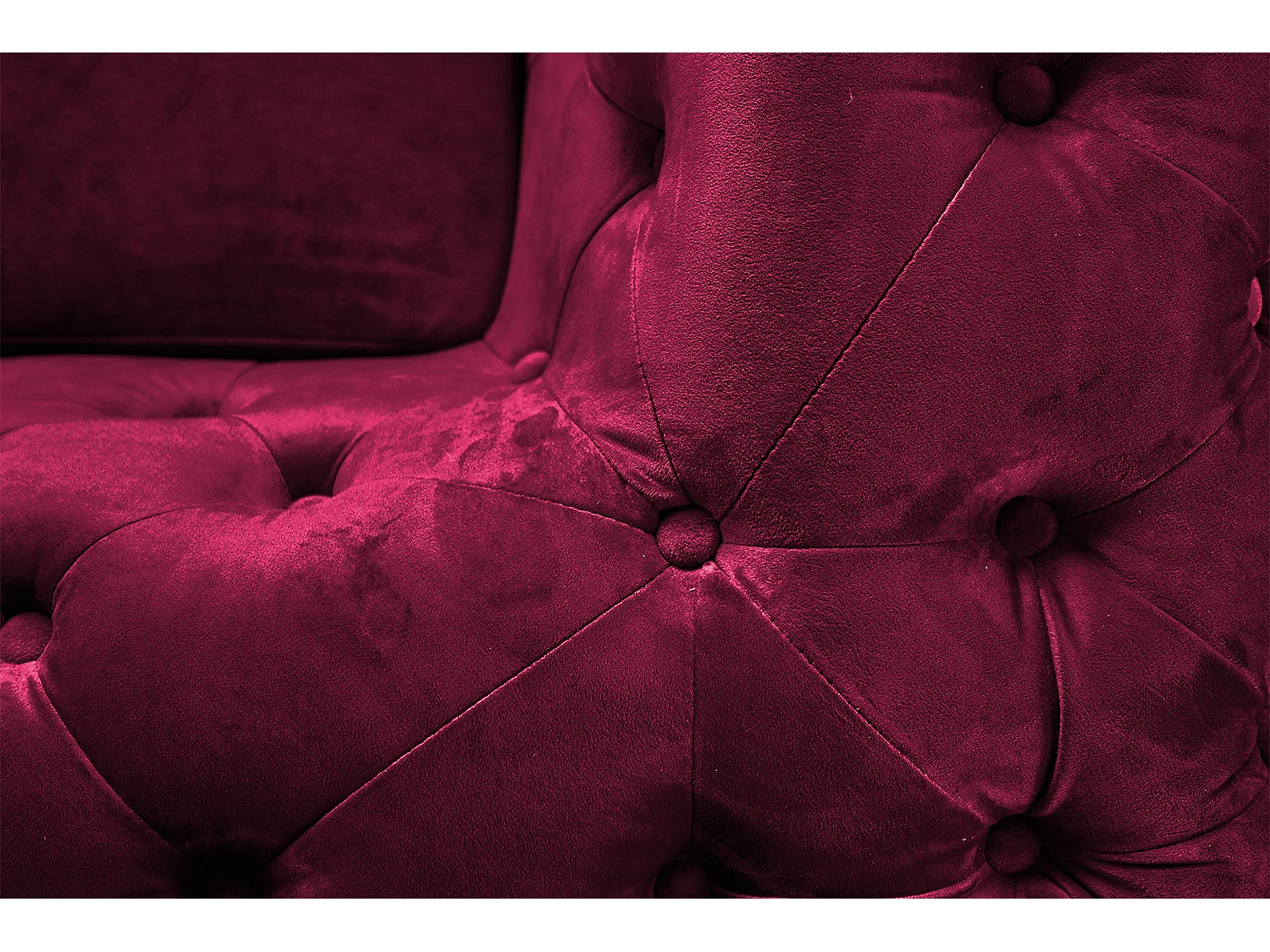 Sofa - Pink Velvet - NARLA