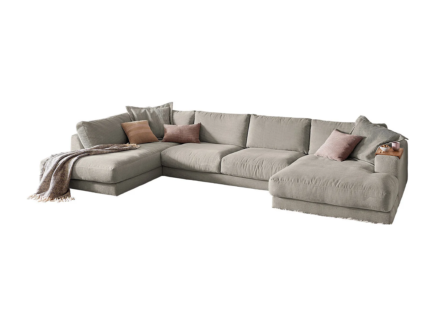 Wohnlandschaft - Granit Cord - MADELINE