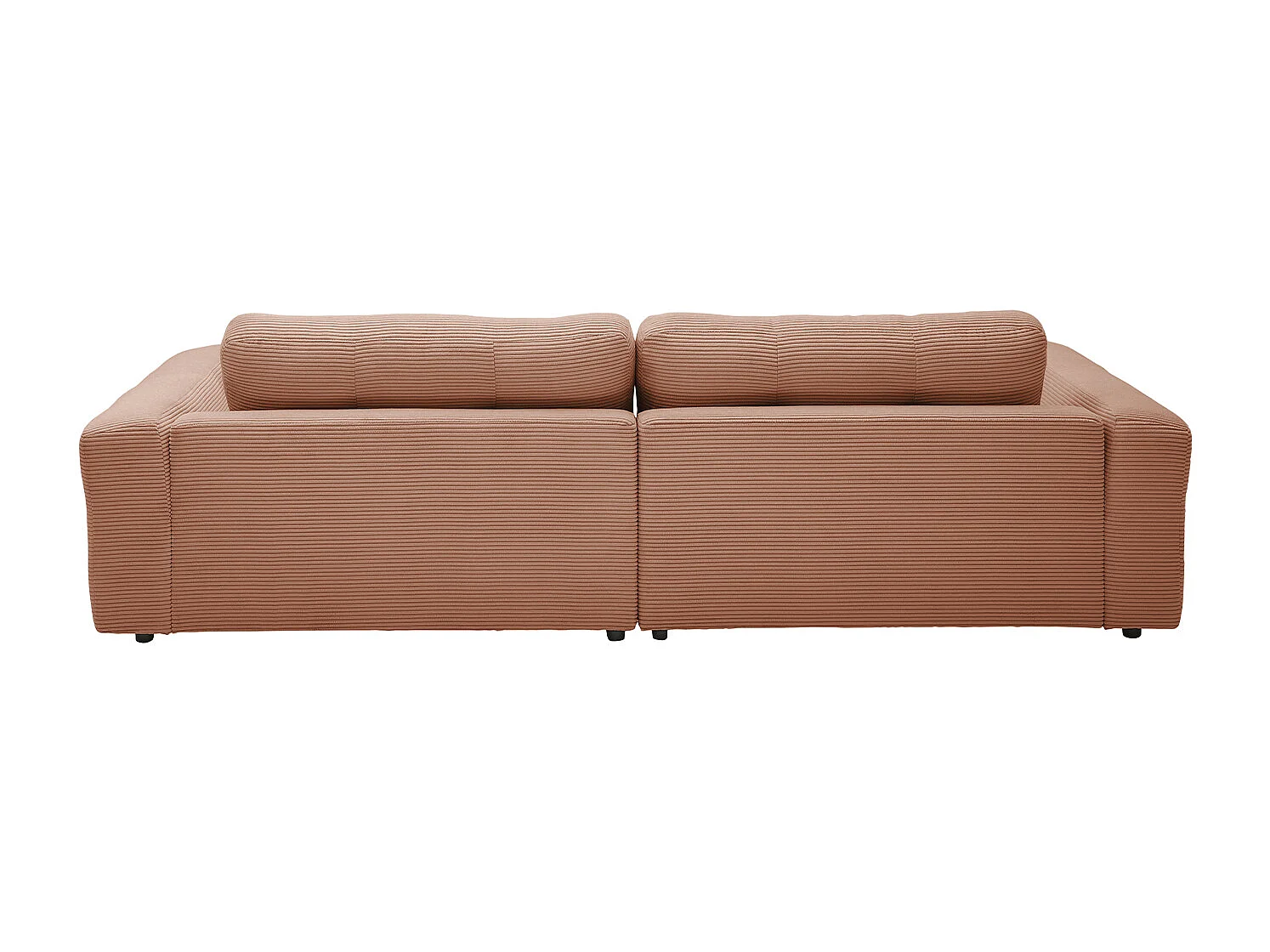 Ecksofa - Braun Cord - MIKA