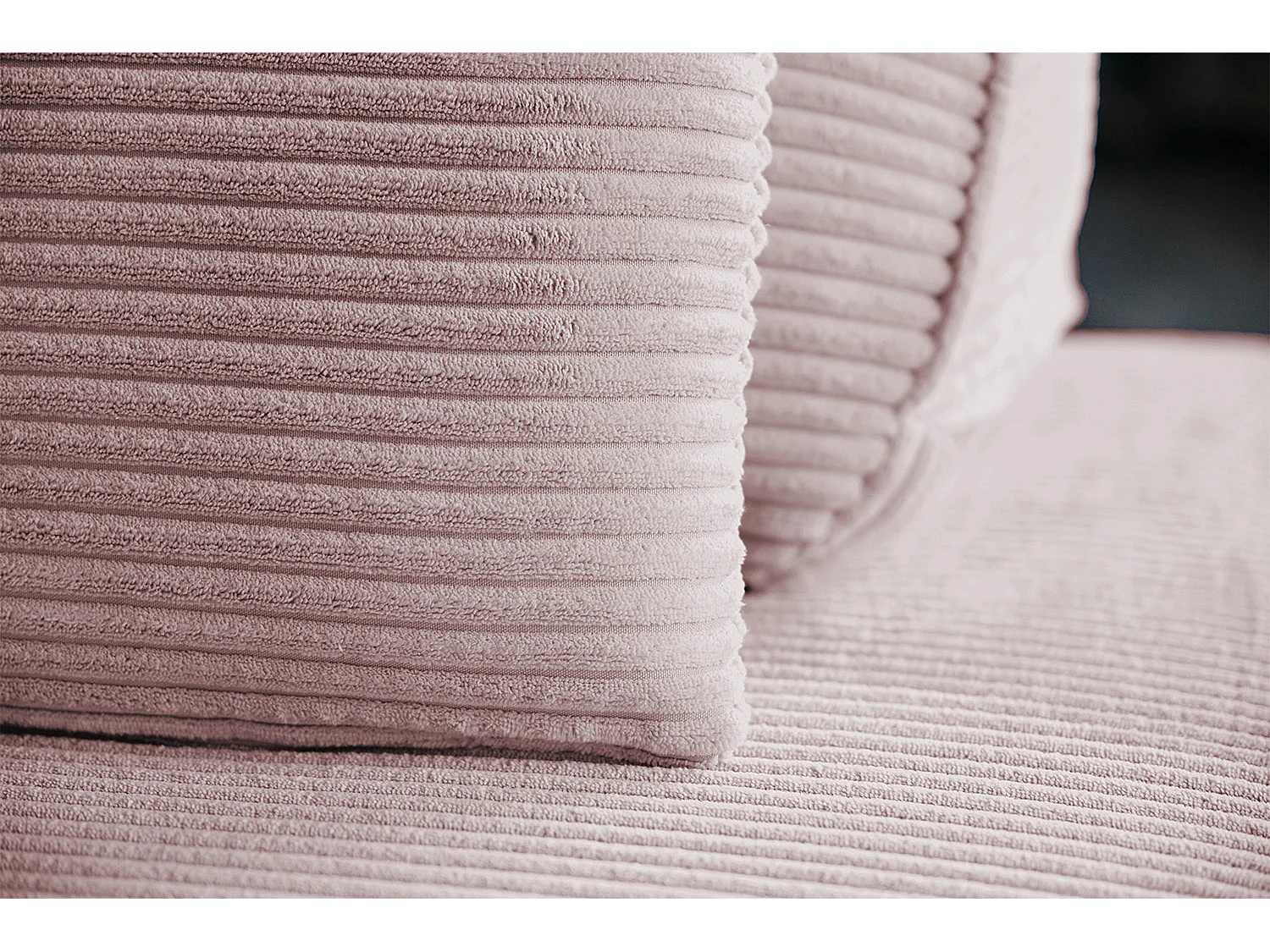 Modulares Sofa - Pink Cord - WIOLO SOFT