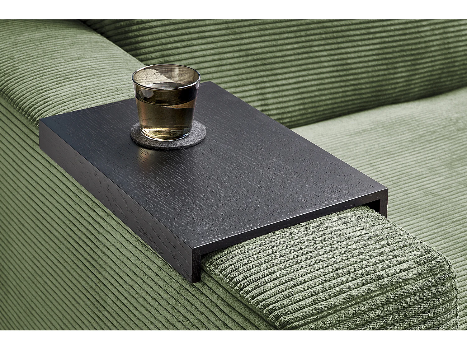 Canapé - Vert Velours côtelé - MADELINE