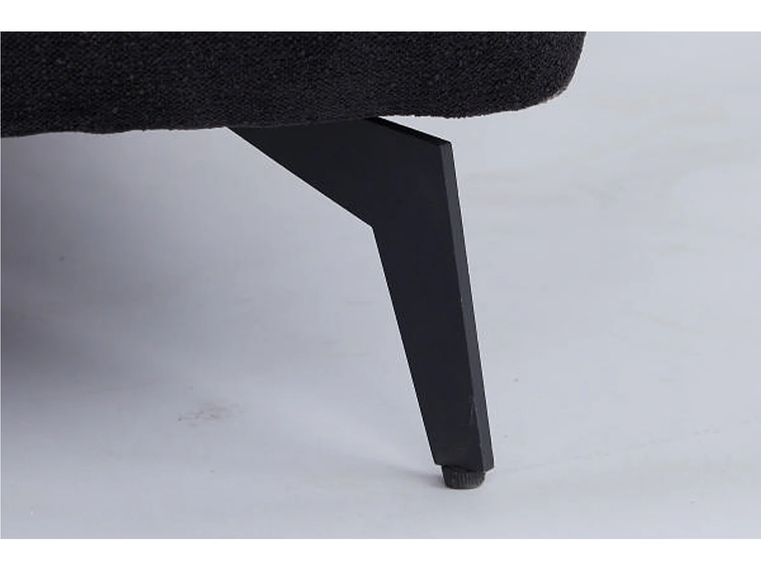 Hoekbank - Zwart Geweven stof - GARBO