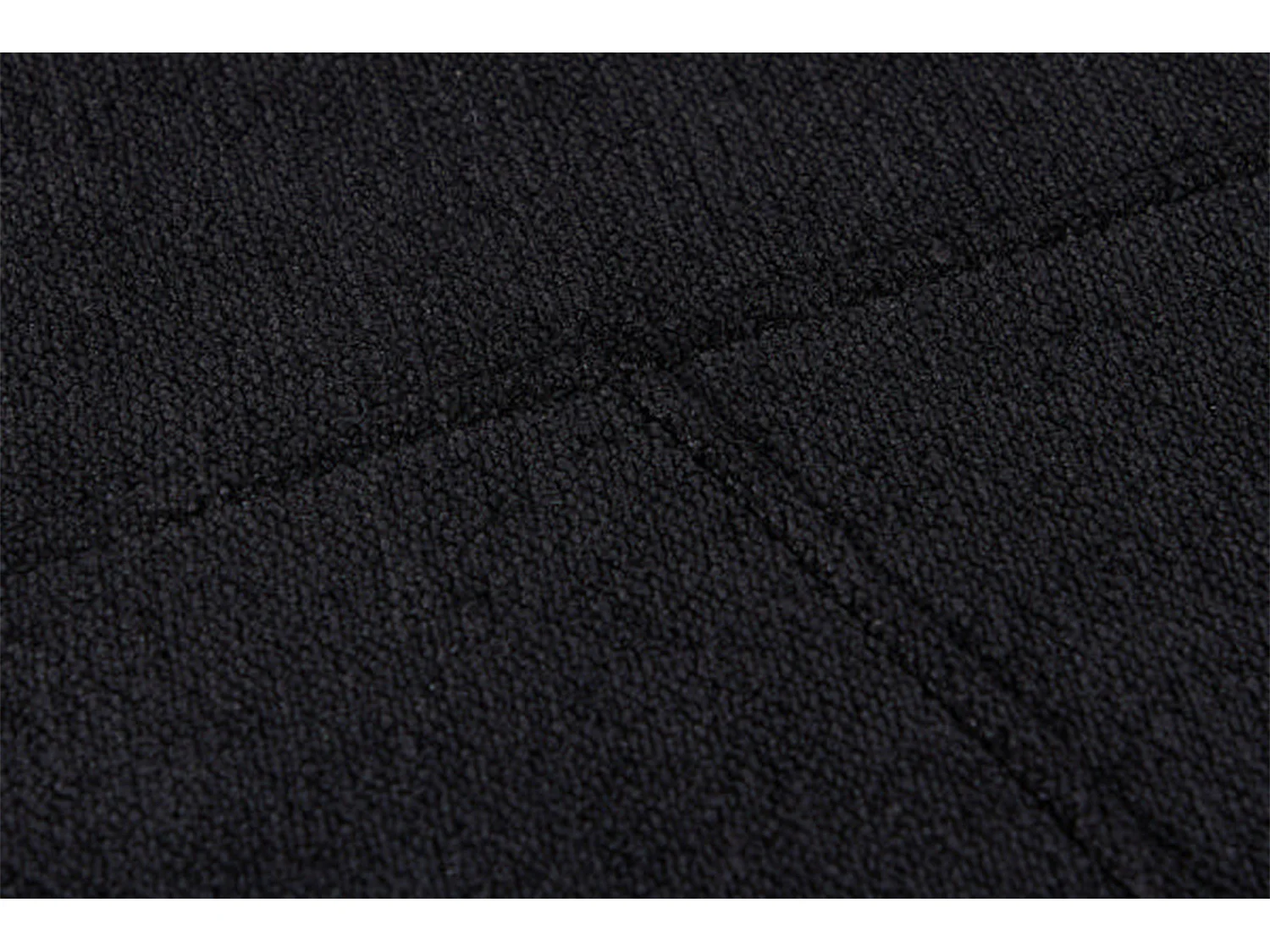 Canapé d'angle - Noir tissu tissé - GARBO
