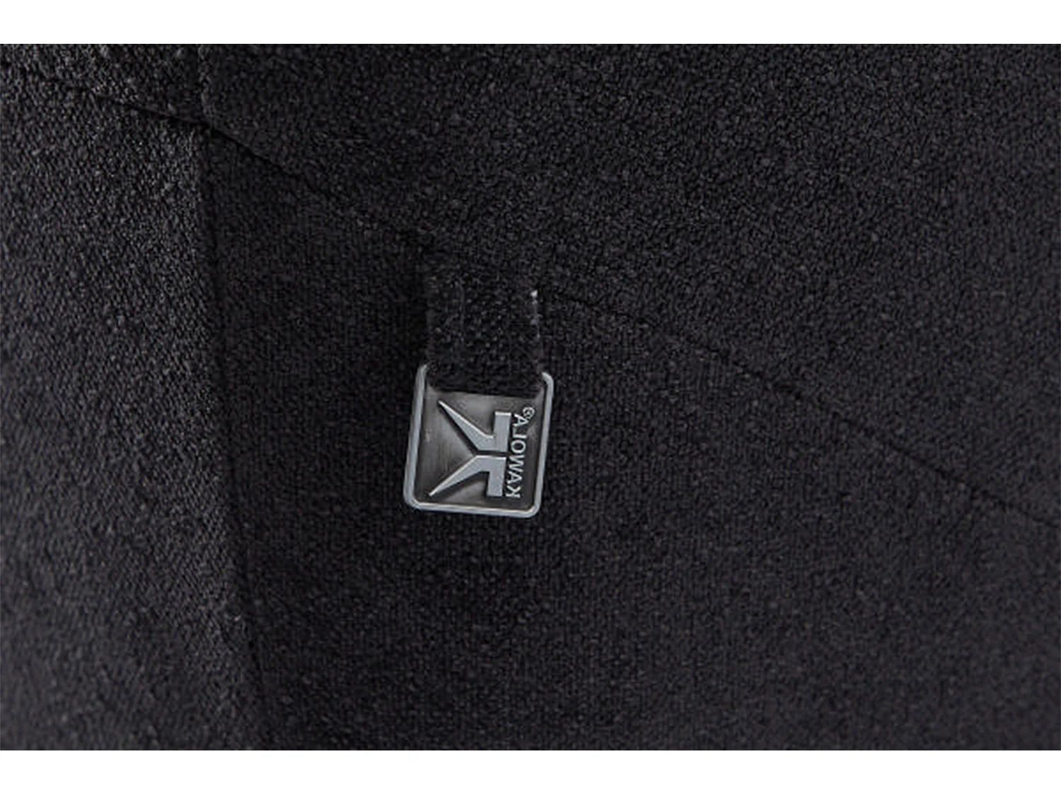 Canapé d'angle - Noir tissu tissé - GARBO