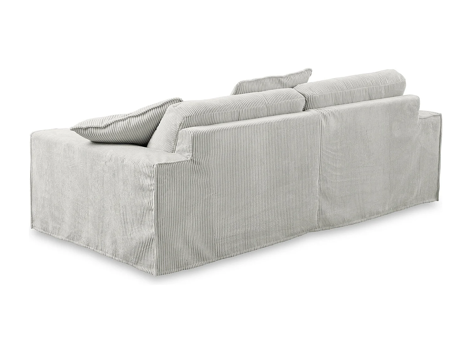 Sofa - Hellgrau Cord - NETTA