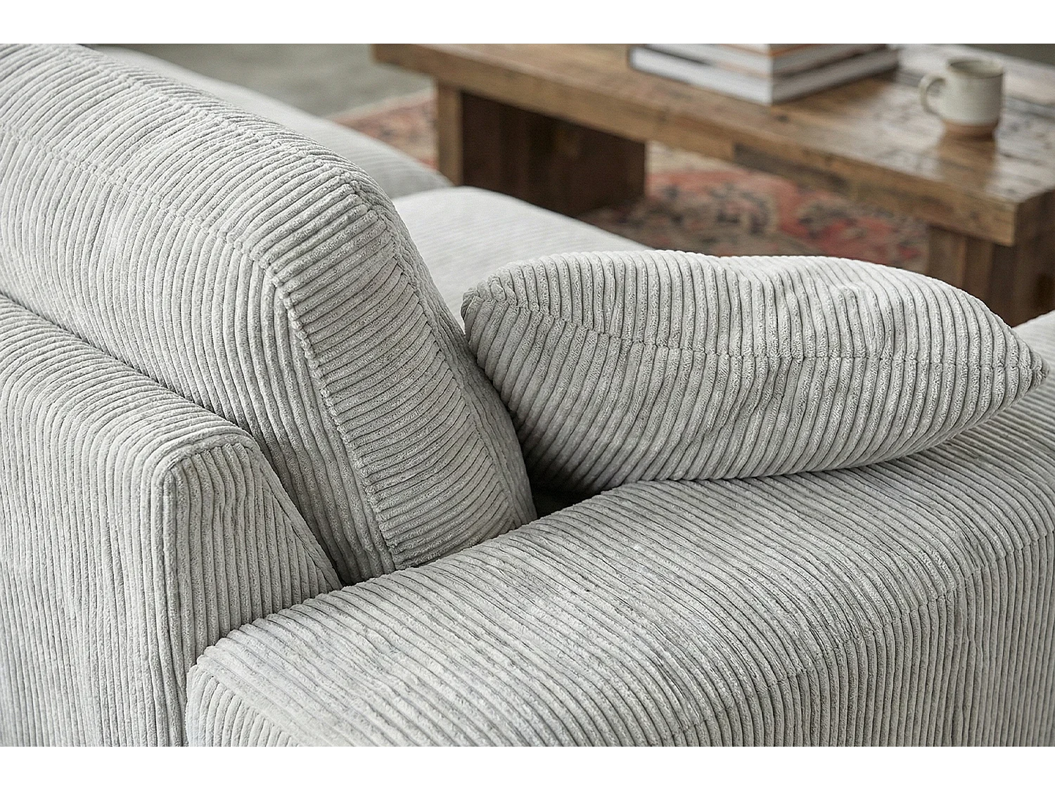 Bank - Lichtgrijs Koord - NETTA