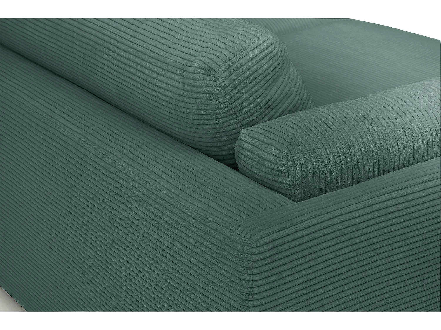 Sofá - verde esmeralda Pana - RAINA