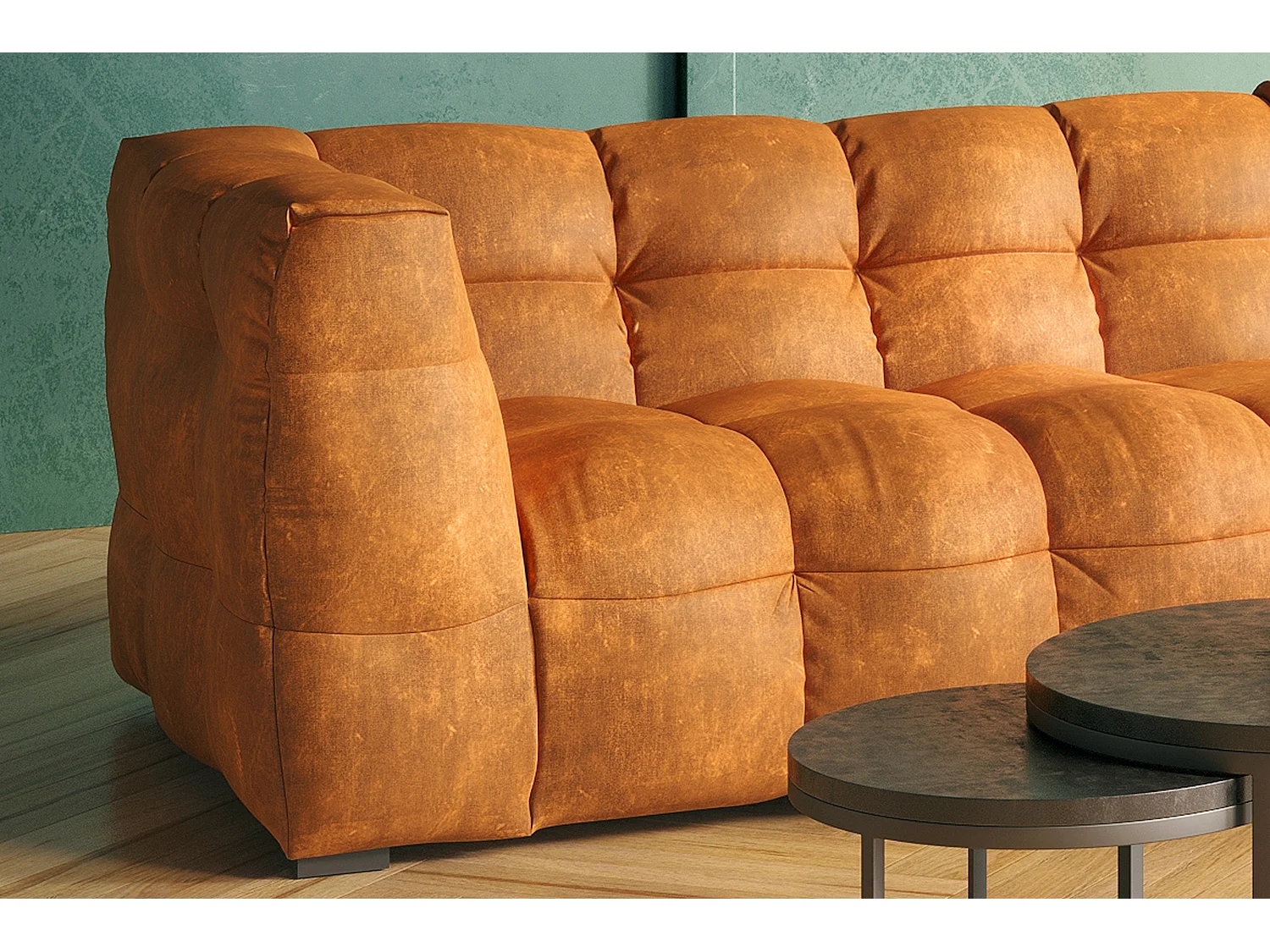 Divano - oro velluto - ROSARIO