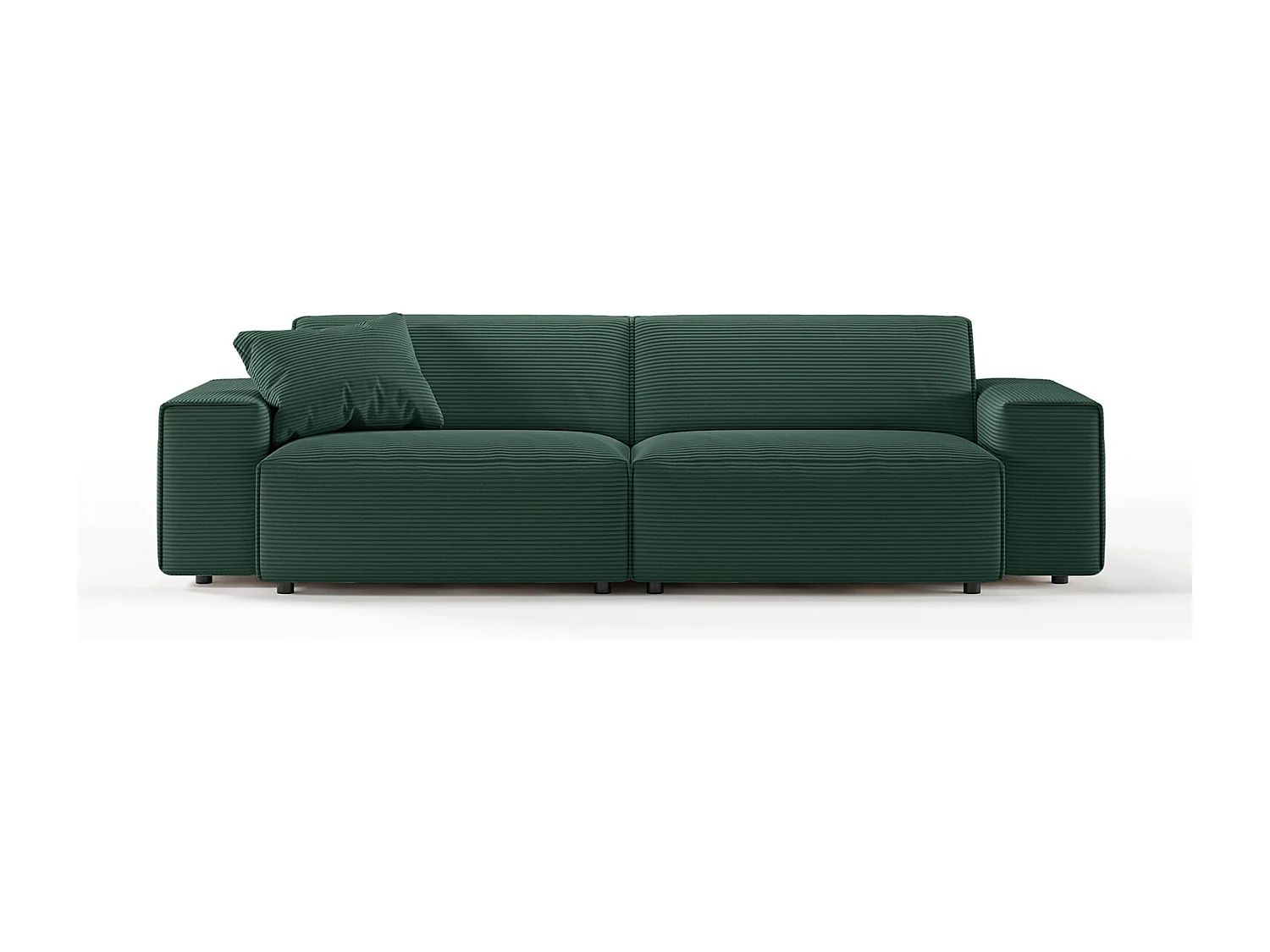 Divano - verde smeraldo Velluto a coste - RANI