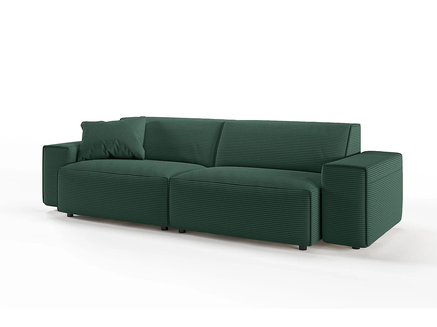Divano - verde smeraldo Velluto a coste - RANI