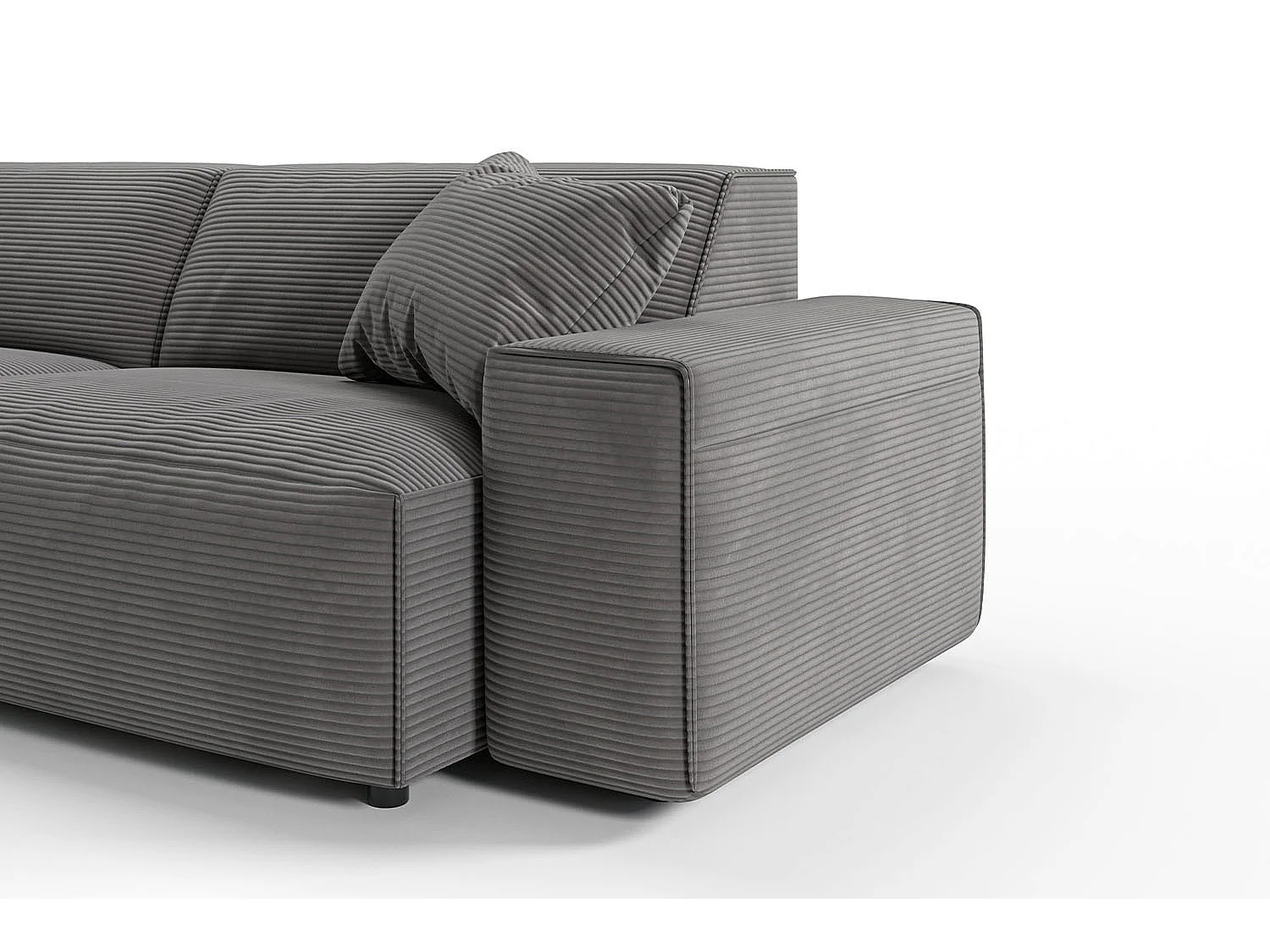 Divano - Grigio Velluto a coste - RANI