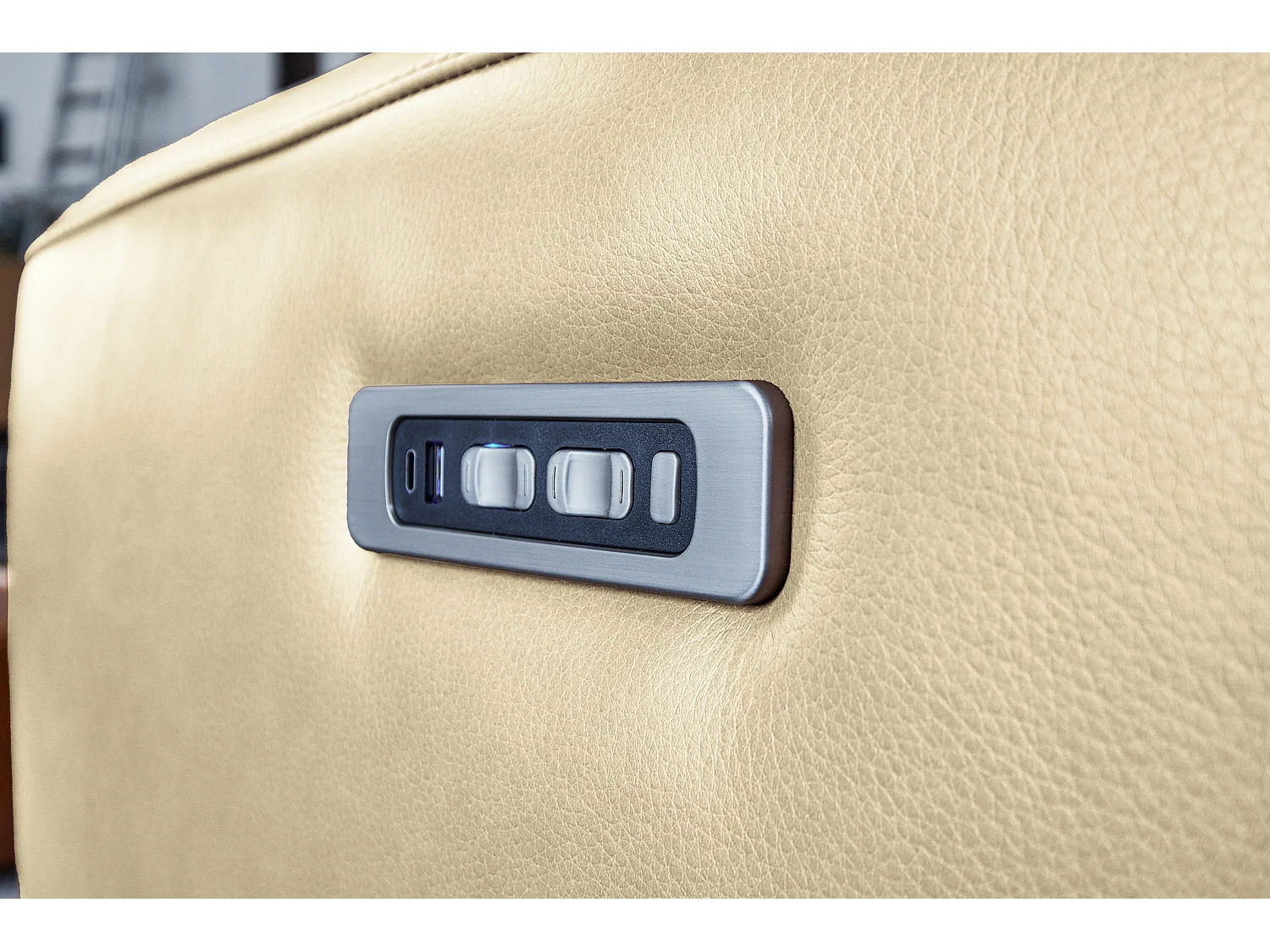 Bank - Crème wit Leer - FINN